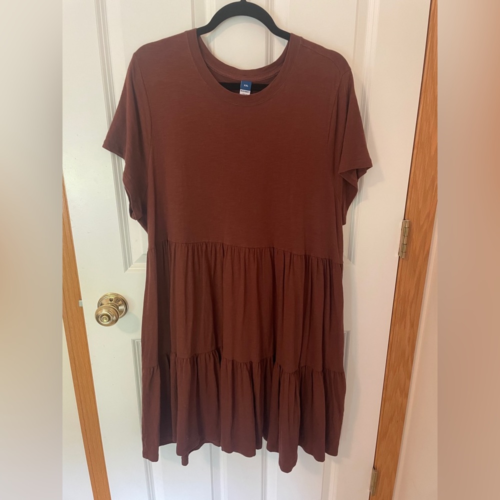 Old Navy Brown T-shirt Dress